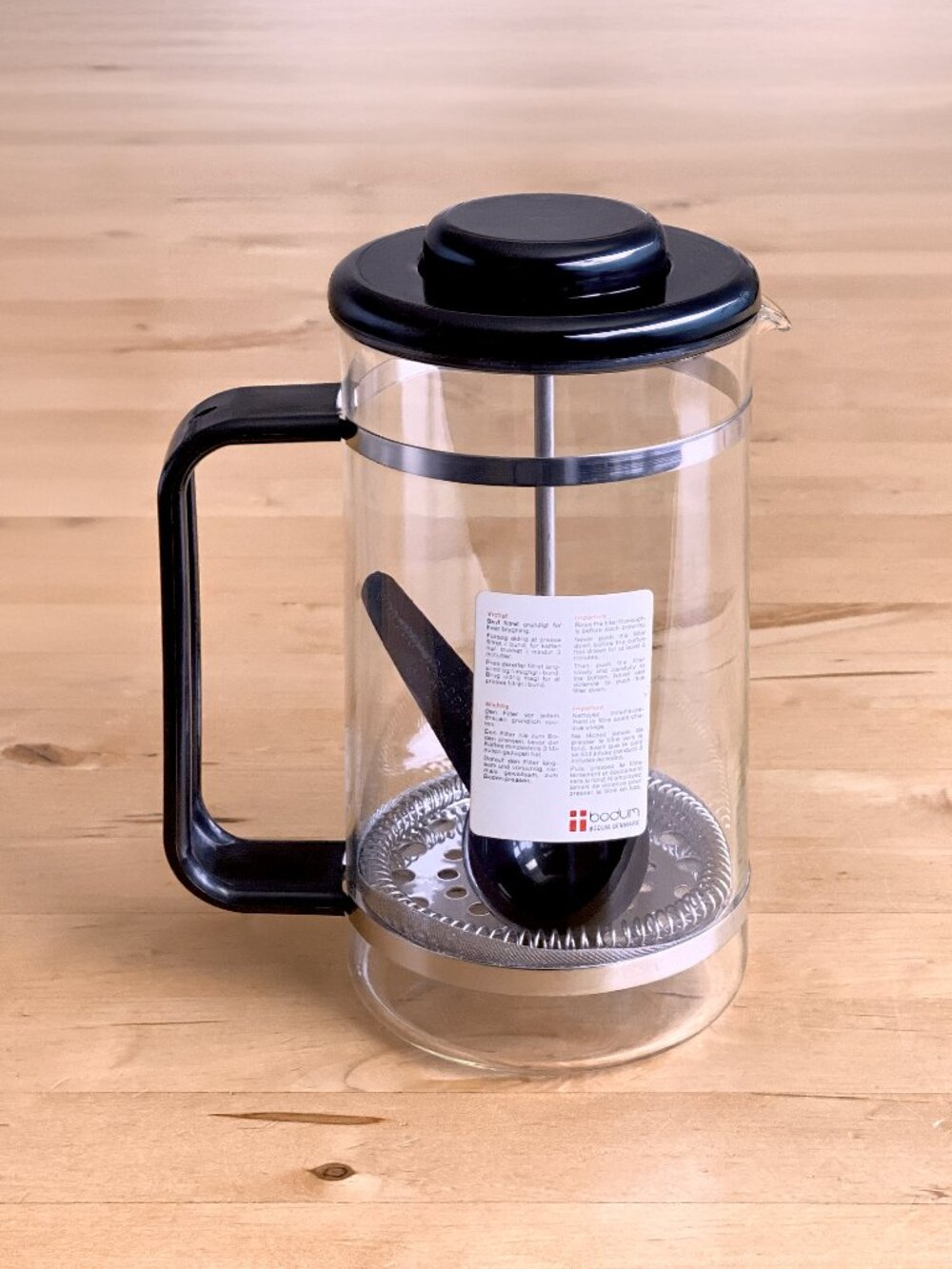 Vintage Classic Bodum Bistro 8-cup French Press Coffee Maker Black